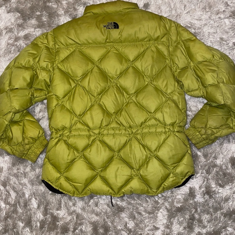 Vintage The North Face Green Quilted Puffer Jacket